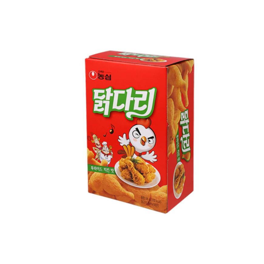 Nongshim Kyllingklubbe med stekt kyllingsmak (66g) (4 alternativer)