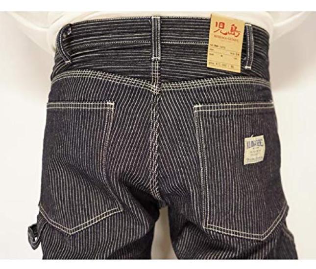 Kojima Jeans KOJIMA GENES 13oz Kordbársony Farmer Festőnadrág Farmer Japánban készült Egyszer Mosott Férfi RNB-1270-Indigo-32