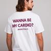 Vil du være min Cardio T-shirt Respektfuldt Citat Sjovt Træningscenter Vintage Unisex Blød Afslappet Streetwear Lidt Stilfuld Mode