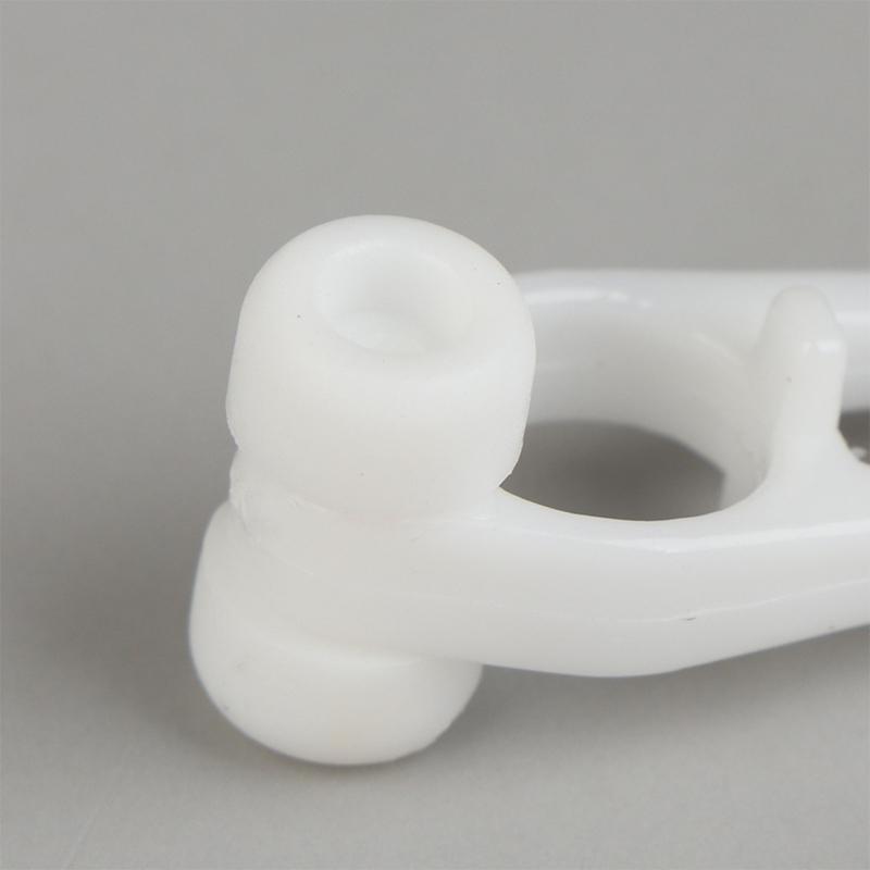 50 Stück Leichte Gardinenschienen-Gleitradhaken Typ Universal Gerade Schiene Gebogene Schiene Schieber Gardinenhakenring