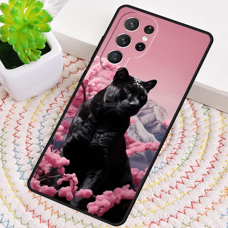 Cheetah Panther Phone Case for Samsung Galaxy note 10 pro S26 Ultra S23 S24 FE S25 S21 S22 PLUS shockproof Cove