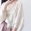 European & American Summer Lace Crochet Cardigan Women's Beach Sunscreen Jacket