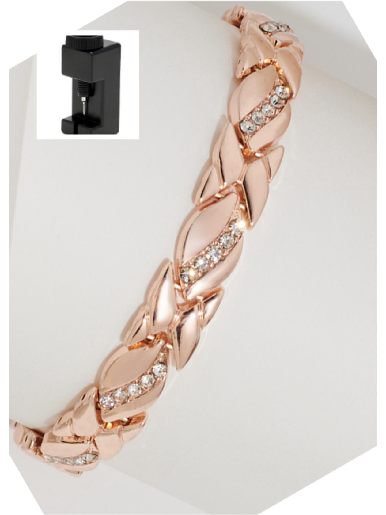 

Магнітний браслет Weiwan Leaf Diamond