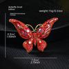Fancy Design Fashion Fashion Maple Brooch Female Super Flash Rhinestone Leaf Pin Suit Coat Corsage Accessories