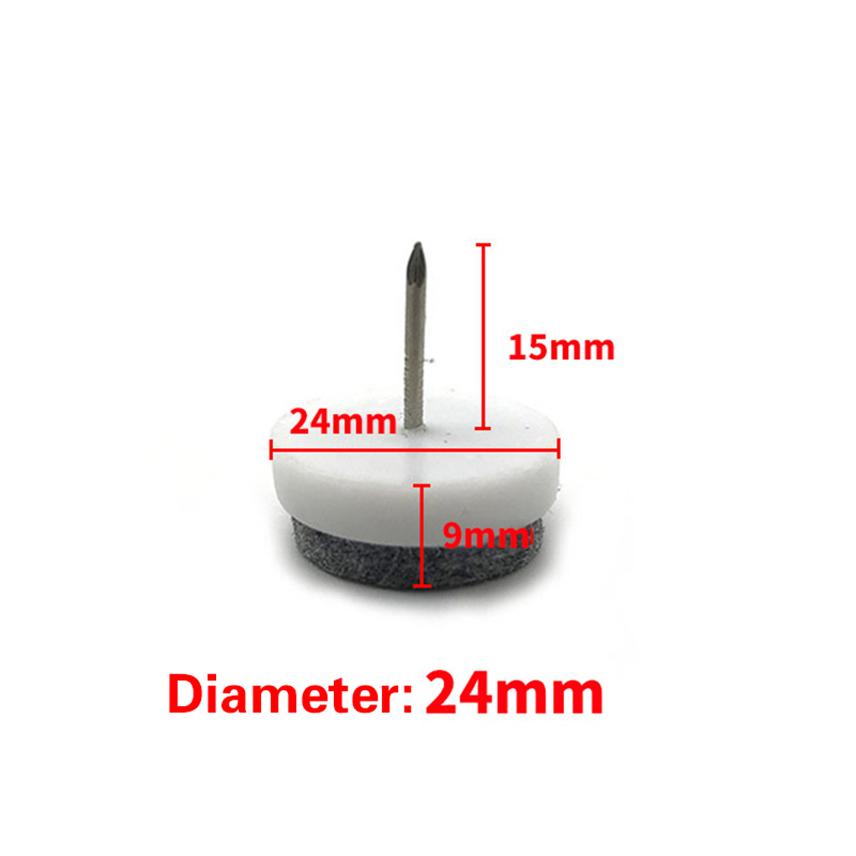 30 Pcs Felt Nails Anti Slip Foot Furniture Table Pads Legs for Furniture Wood Floor Protector Chair Stoppers Felt Glides