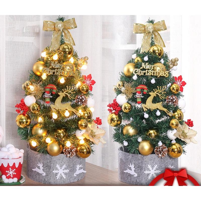 Neuer Weihnachtsbaum 45cm Tisch-Mini-Dekoration Luxus-Set Dekorative Artikel