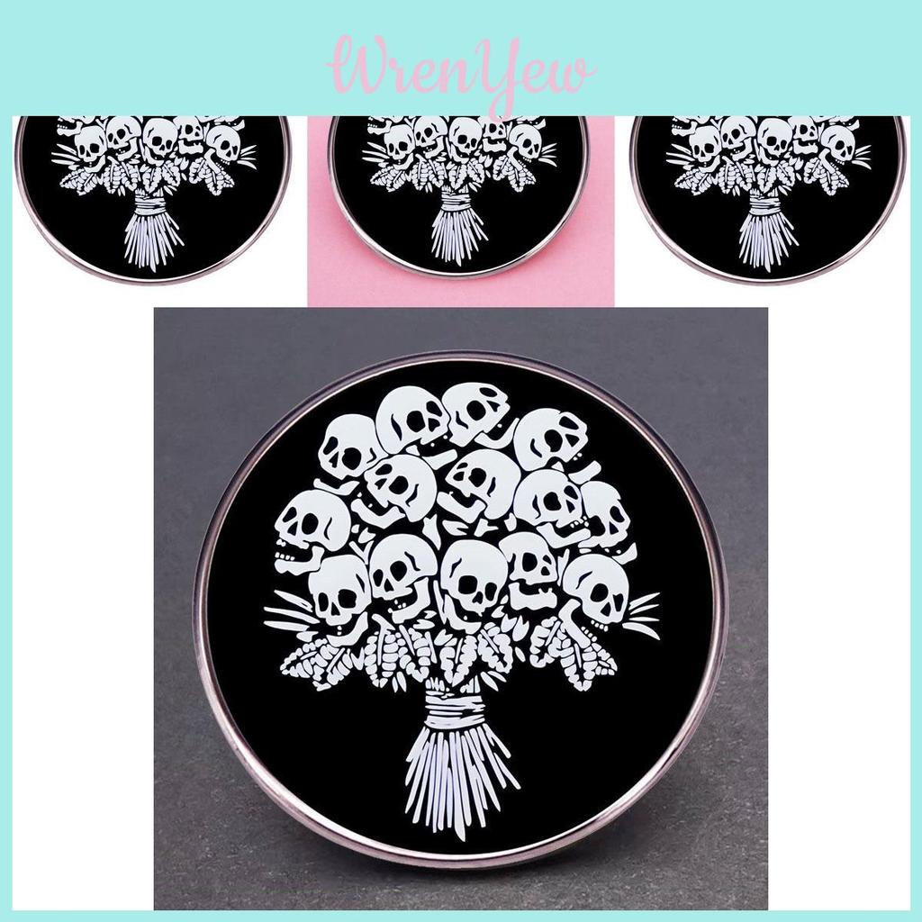 Stylish Skeleton Brooch For Men And Women Made Of High Quality Alloy Perfect For Halloween Gifts