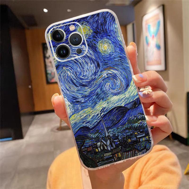 Phone Case For Iphone 17 Pro Max Air 16 15 14 13 Pro Max 15 16 Pro 15Plus Van Gogh Painting Art