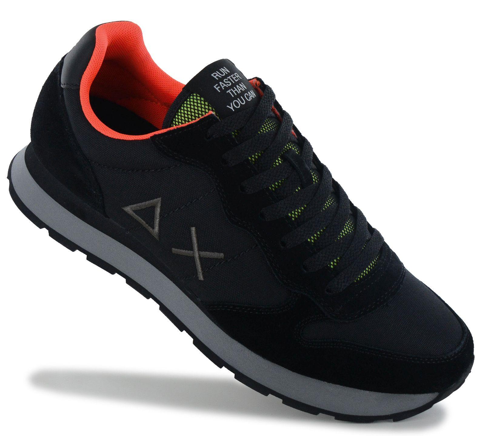 SUN68 Tom Fluo - Baskets pour Homme Chaussures Noir Z46102-11 ORIGINAL EU 43 noir