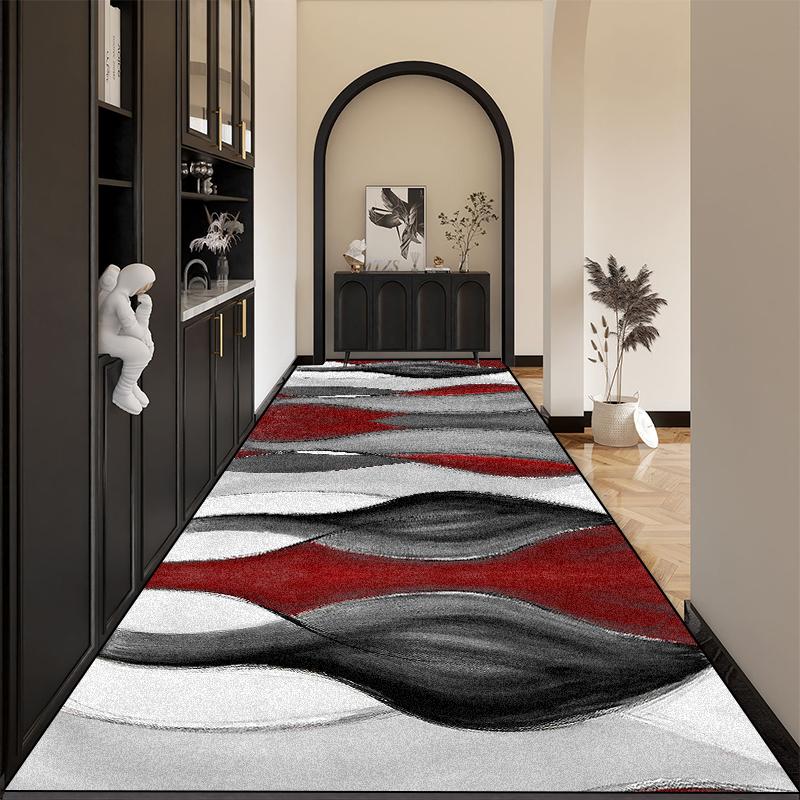 

Modern Simple Home Corridor Passageway Carpet Decoration Stairs Runner Long Rugs Kitchen Area Non-slip Washable Custom Floor Mat 160*200cm