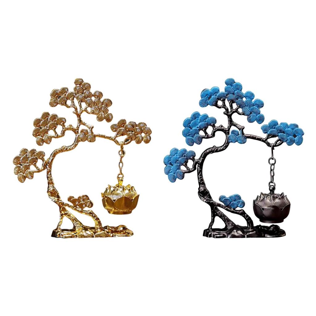 Hanging Incense Burner Fragrance Decorative Pine Tree Incense Holder for Farmhouse Kitchen Living Room Bathroom Dining Room