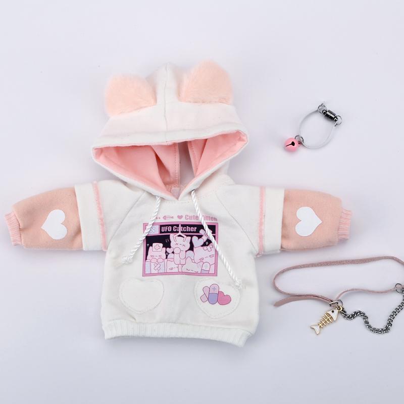 New 1/6 1/4 1/3 BJD Doll Clothes Cute Cat Sweater Hoodie Jacket for Big 1/6, Yosd, 60 30cm Doll Clothes BJD SD Doll Accessories