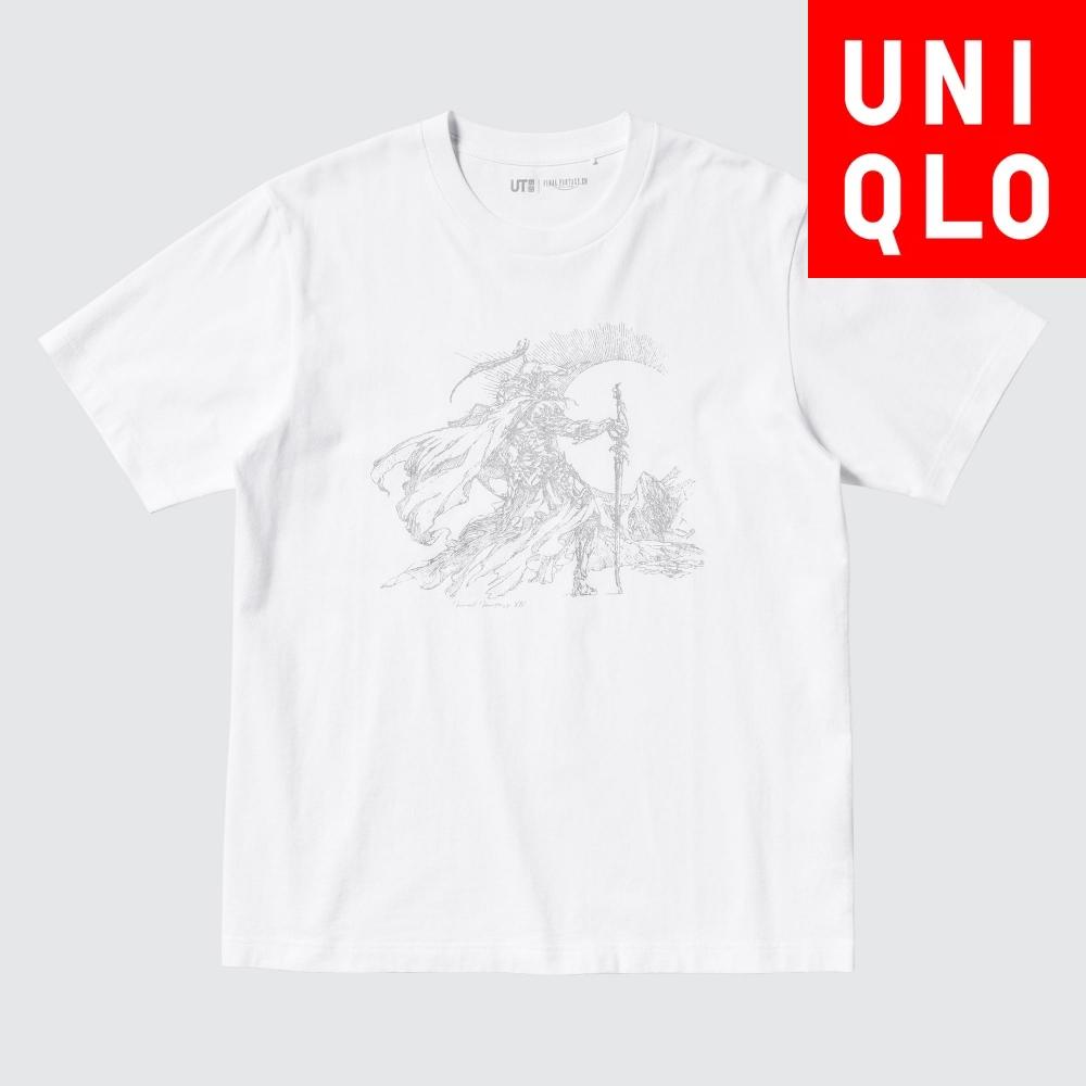 

Футболка UNIQLO FINAL FANTASY UT с коротким рукавом и принтом E