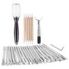 28PCS   Set Leather Working Tools Leather Craft Stamping Carving DIY Handmade Tool Kit