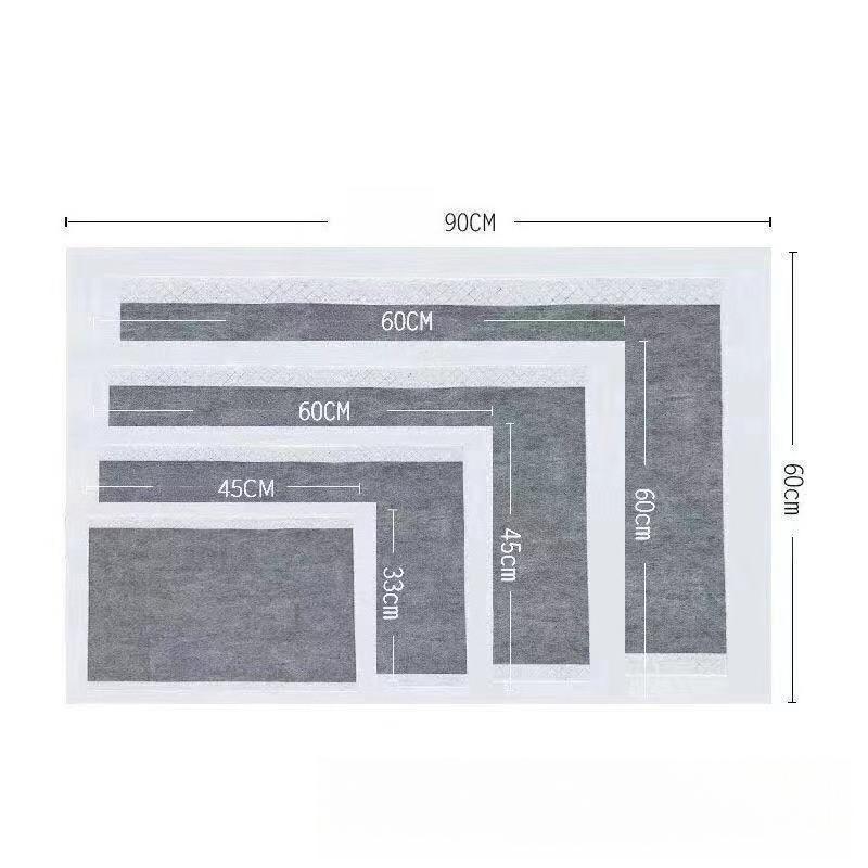 Bamboo Charcoal Deodorizing and Urine Isolation Pad Disposable Non-woven Diaper Puppy Training Mats Pet Diaper Mat Convenient and Hygienic Diapers