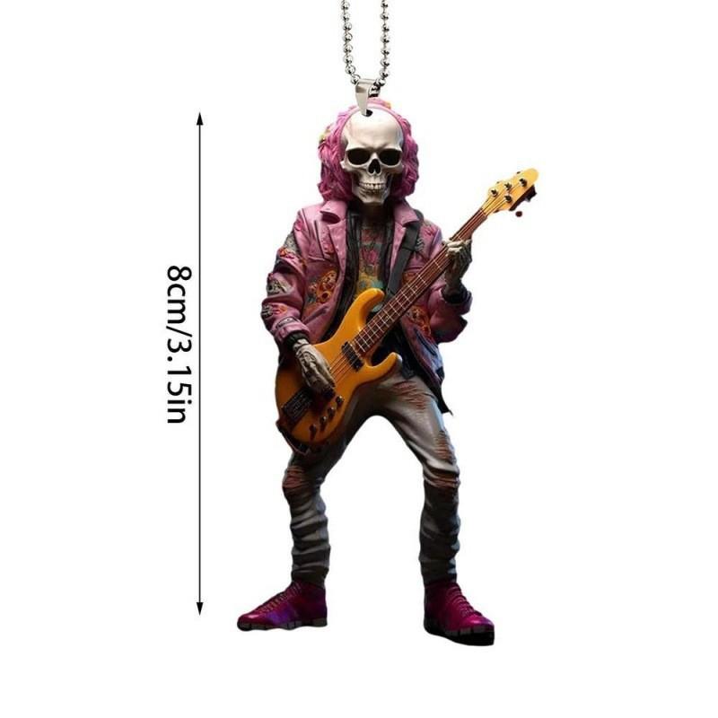 Acrylic Skeleton Sinister Charm Unique Car Interior Decoration For Enthusiasts Halloween