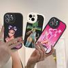 Nicki Minaj Rapper Handyhülle für iPhone 11 12 13 14 15 16 Pro Max Mini Plus Weiche Lederhülle