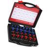 26-Piece Nut and   Thrd Checker Set, Nut   Size Identification Tool, Pitch Msuring Tool for   Thrds and