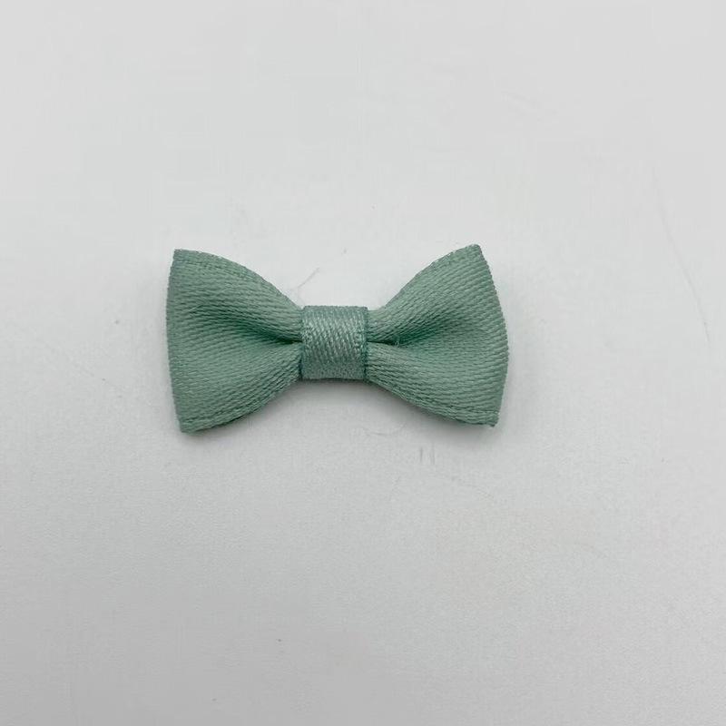 Available In 8 Colors: 3cm Cotton Ribbon Bowknot for Hair Accessories, Shoes, Hats, Decorations, and Pet Toys.