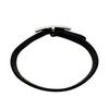 HERMES Bangle HMetal leather Bapi bracelet black leather Used