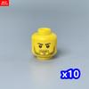 Custom Build Bricks Printed Head Face Expression 4cm Action Figure Body Part DIY Educational Toy Creating Bricks Toysets Ideal For Youngsters Gift
