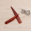 5pcs Agate Knife Burnisher Hand Craft Jewelry Making Tool for Gold Silver Polishing (Red)