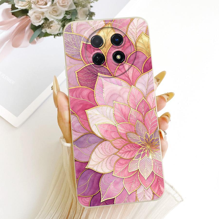 Case For Huawei Nova Y91 Y 90 beautiful flower Soft Silicone Shockproof For Huawei NovaY90 CTR-LX1 Cover Nova y 91 Shells