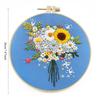 1pc Handmade Bouquet DIY Embroidery Beginner's Kit