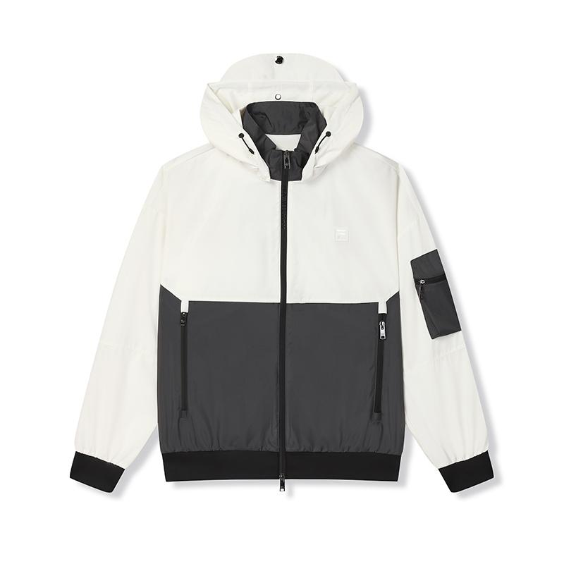 

New FILA Jackets Men s Porcelain White F11M435704FIV 175/96A/L