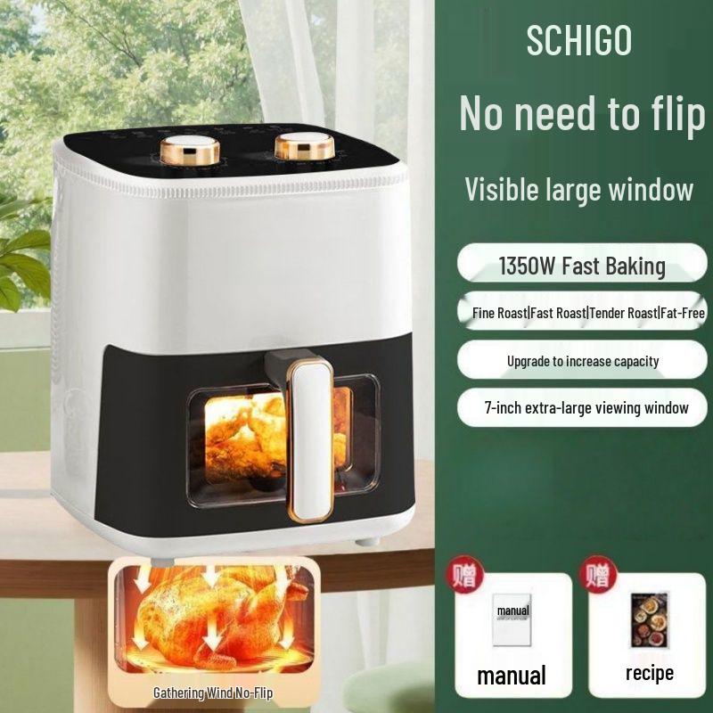 Smart Multifunctional Air Fryer with Touch Screen - Large Capacity, Oil-Free Cooking, All-in-One Oven
