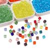 10-20Pcs Glass Crystal Transparent Three-dimensional Square Beads for Jewelry Making DIY Bracelet Necklace