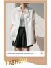 Women's 2025 Summer Tencel Sunscreen Shirt - Loose, Breathable, Solid Color with Slim Long Sleeves and Lapel Design