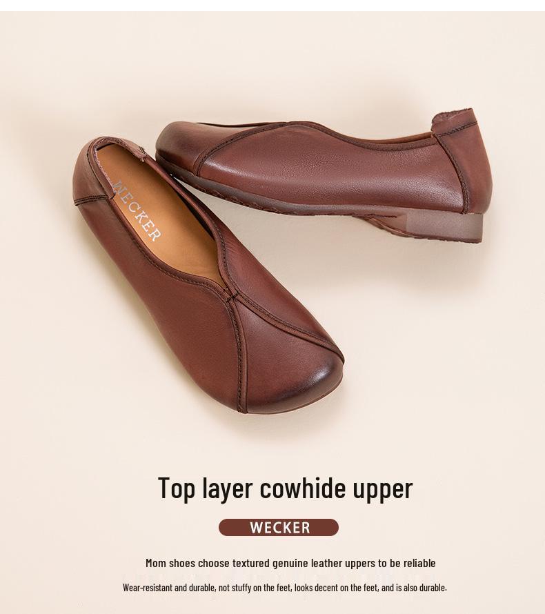 Women's Chunky Heel Pointed Toe Low Heel Commuter Shoes - Versatile Autumn Flats