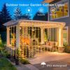Solar Curtain Light LED Outdoor Waterproof 300leds Garland Decoration String Lights Yard Fairy Garland String Lights