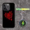 Cool S-Spider Web H-Heart Phone Case For iPhone 17,16,15,14,13,12,11,Pro,Max,Plus,Mini,SE Magsafe Magnetic Wireless Charging