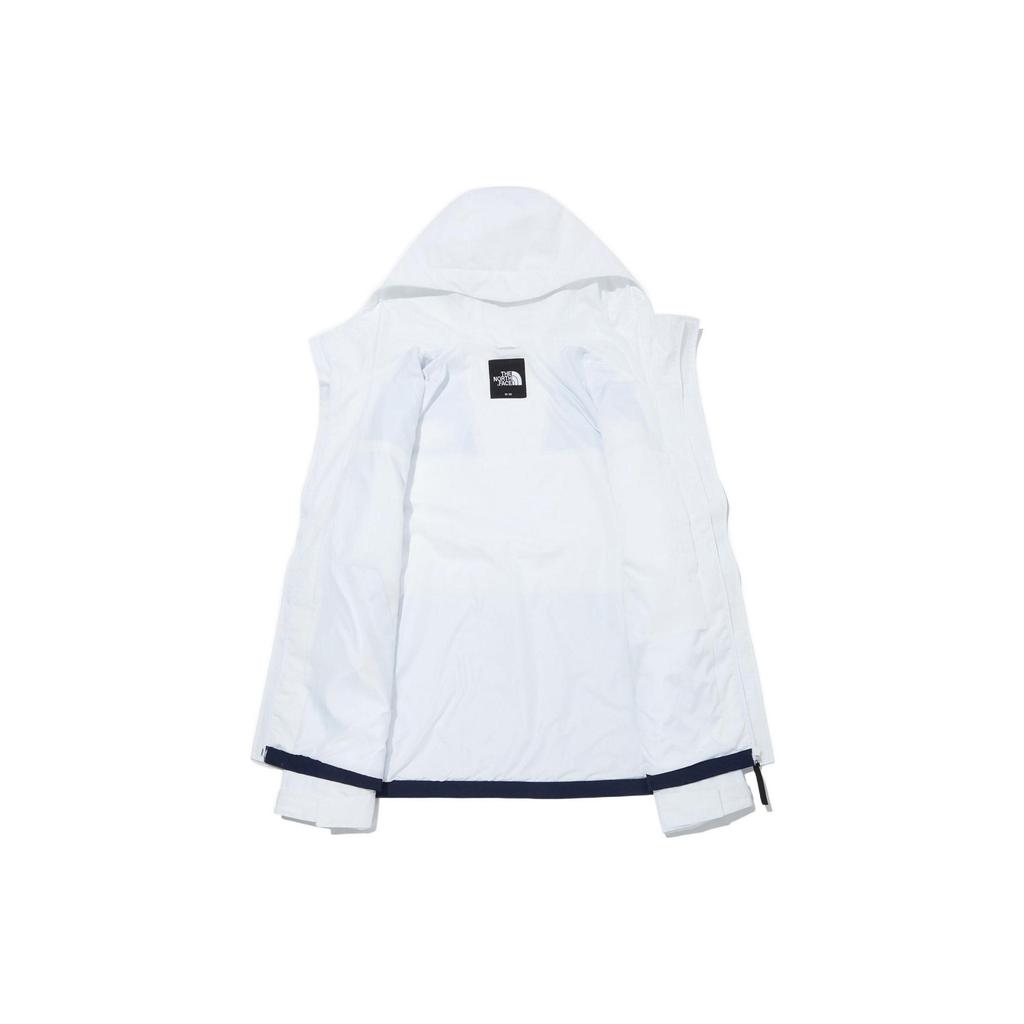 The North Face Hi Mountain Jacket Logo Drawstring Hooded Zipper Jacket Color Block Unisex Jacket NJ2HN09C