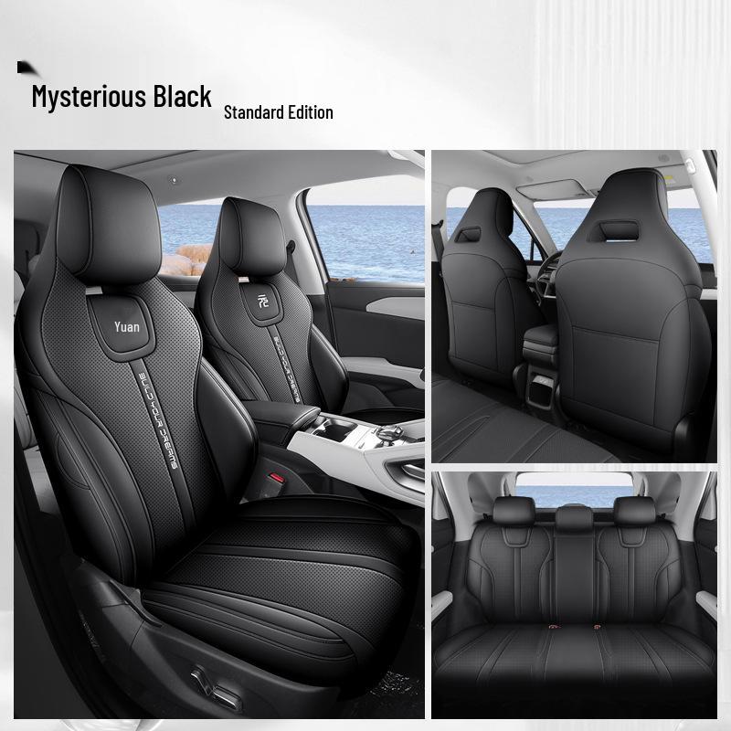 BYD Yuan UP Seat Cushion: All-Season, Durable, Thick, Perforated Car-Specific Seat Cover.