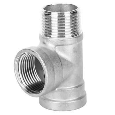 Raccordo a T a 3 vie G1in in acciaio inossidabile 304 Raccordi per tubi Forniture per ferramenta
