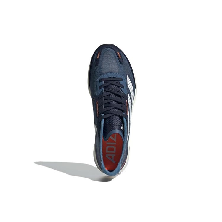 Adidas Adizero Boston 11 Wonder Steel Men Sneakers Blue Cloud-White Solar-Orange GX6653