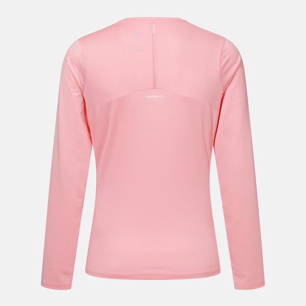Descente Women'S Essential Slim Fit Long Sleeve T-Shirt Pink (Sp122Ttl11)