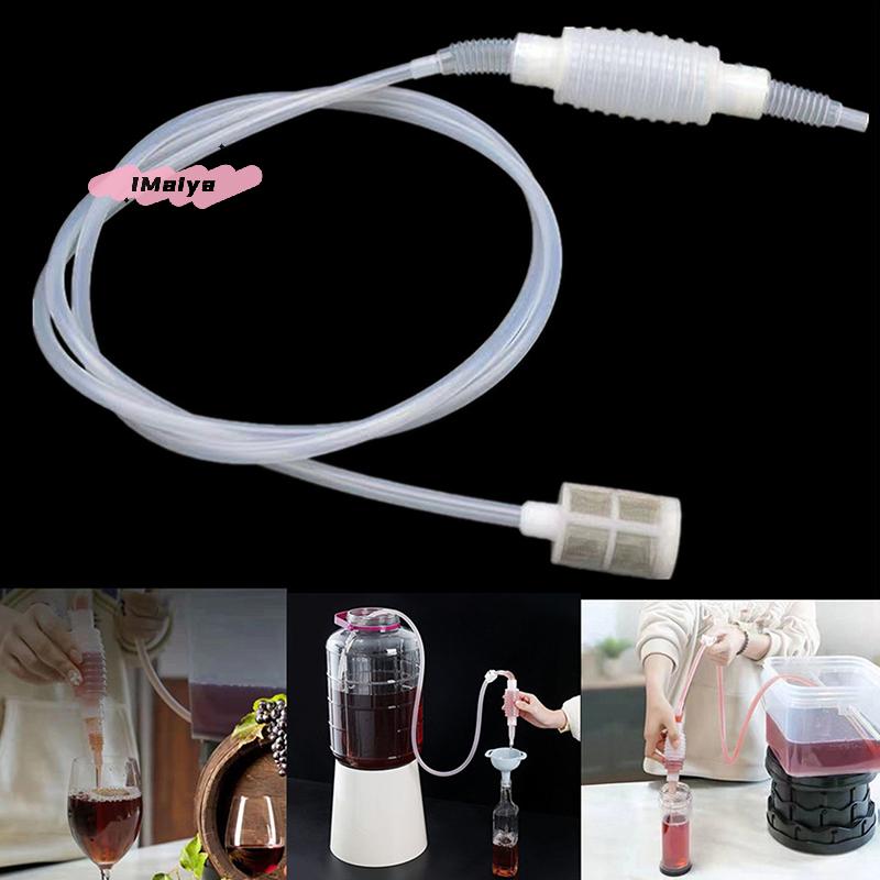1Pc 1.6m Food-Grade Plastic Brewing Siphon Hose for Wine & Beer Making Homebrew Brewing Tool