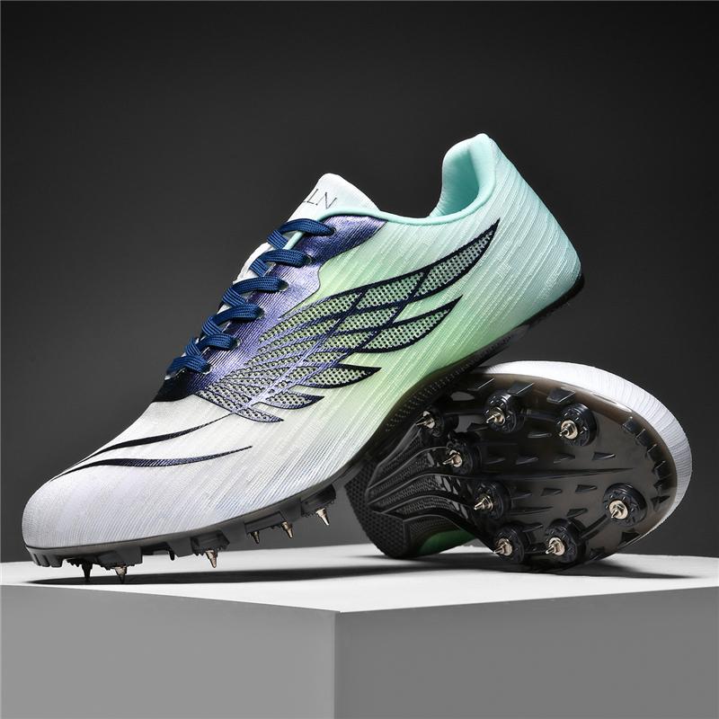 Men Women Track Field Sneakers New Spike Running Shoes Anti-slip Athletics Sneaker Unisex Lightweight Training Footwear