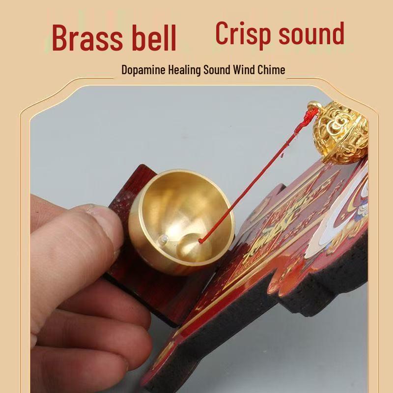 Auspicious Lion Dance Doorbell Magnet – Chinese Spring Festival Decoration