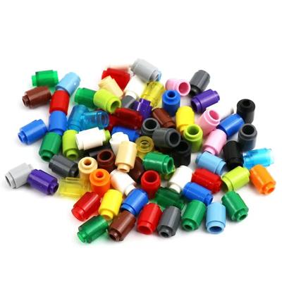 50 VNT. 3062b 30068 35390 3062 Priedai 1x1 Cilindrinis plytas „Pasidaryk pats“ Statybiniai kaladėlės Edukaciniai žaislai Miesto žaislas