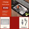TLXT Thickened 304 Stainless Steel Handcrafted Single Sink Set