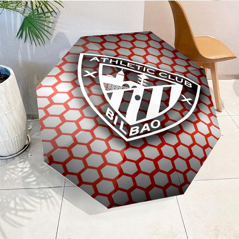 Football Athletic Automatic Folding Umbrella - 8-Rib Travel Umbrella with Auto Open/Close & Portable, Gift for Christmas, Birthdays