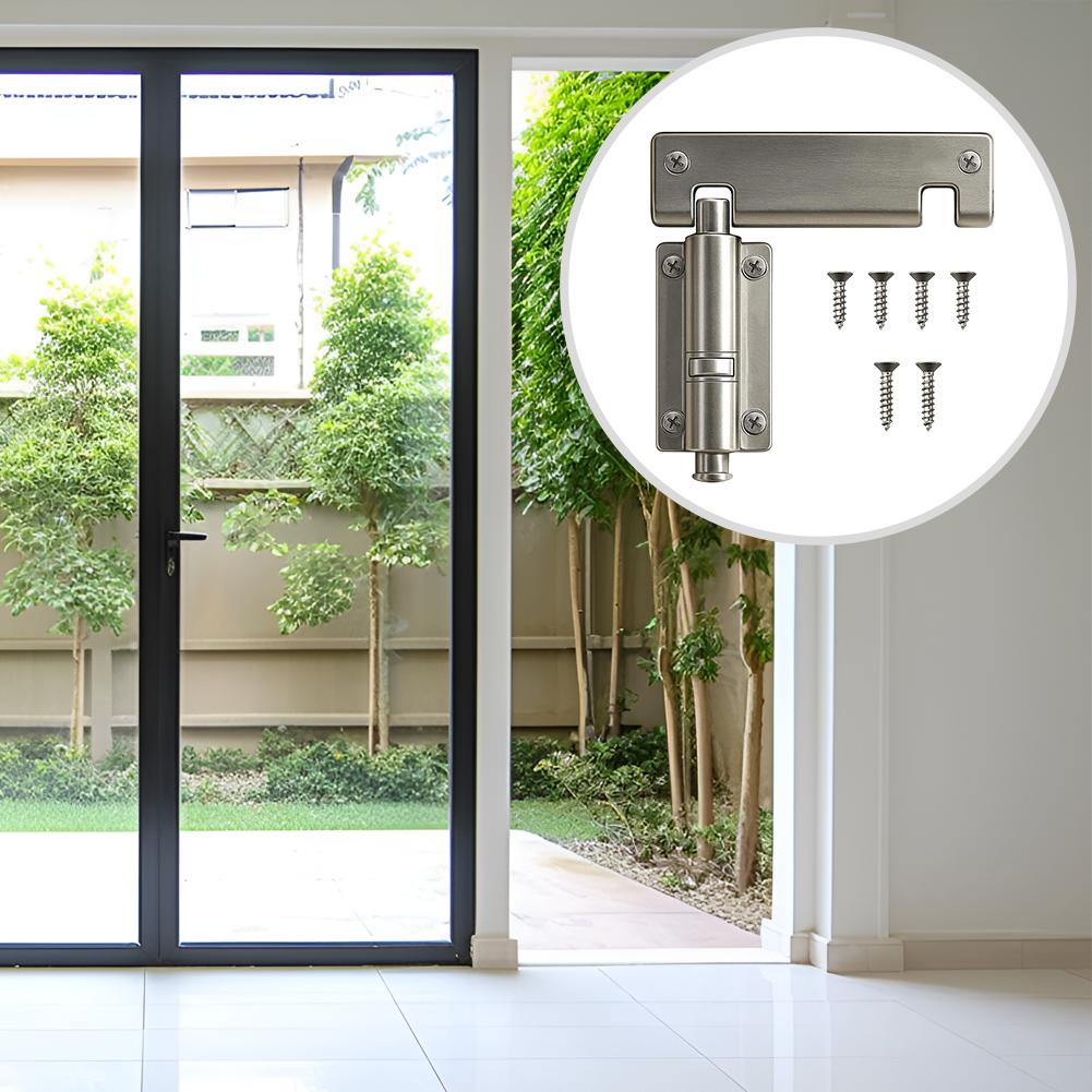 

1pc Stainless Steel Security Latch Sliding Door Safety Lock With Screws Patio Door Lock Easy Installation Hardware Accessories China Mainland
