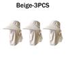 Full Coverage Sun Hat with Face Mask and Neck Protection Outdoor Hunting Fishing Cap for Men Women Hiking Camping