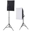 Photo Studio Set Softbox Lights Umbrellas Background System Reflector