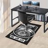 1pc BBS,Wheels,Lifestyle Office Carpet Soft Polyester Non Slip Machine Washable Indoor Carpet Living